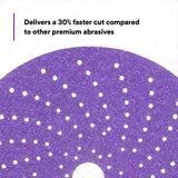 3M 737U 31371 Cubitron II Hookit Abrasive Disc, 6 in, 80+, Purple (7100147539) (200 Pack) - 5