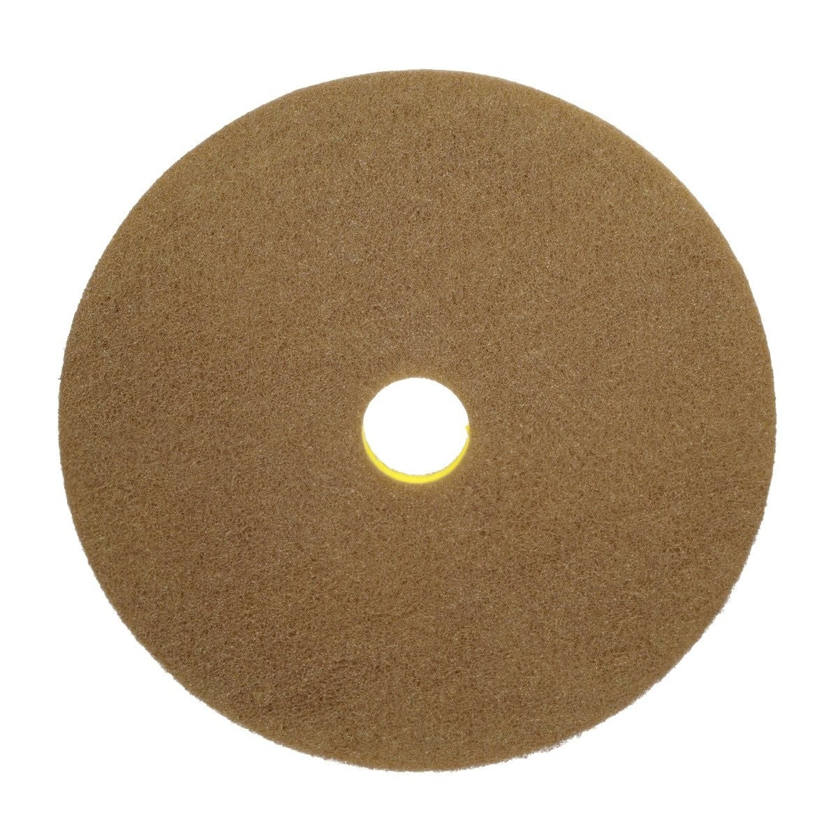 3M 09553 Scotch-Brite Clean and Shine Floor Pad, Brown, Super Fine, 22 in, Center Hole (7100147996) (5 Pack) - 2