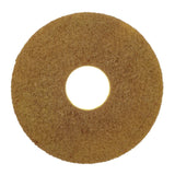3M Scotch-Brite Clean and Shine Pad, Brown, Super Fine, 11 in (7100148036) (5 Pack)