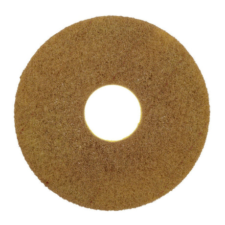 3M Scotch-Brite Clean and Shine Pad, Brown, Super Fine, 11 in (7100148036) (5 Pack)