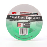 3M 3903 Vinyl Duct Tape, White, 2 in x 50 yd, 7.3 mil, Individually Wrapped (7100148262) (24 Pack) - 4
