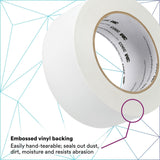 3M 3903 Vinyl Duct Tape, White, 2 in x 50 yd, 7.3 mil, Individually Wrapped (7100148262) (24 Pack) - 6