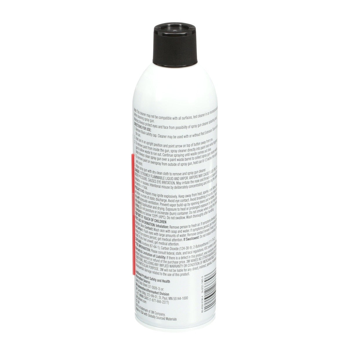 3M High Power Spray Gun Cleaner 15 oz Low VOC Aerosol for Spray Gun Equipment (26689) (7100148476) (6 Pack) - 3