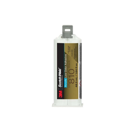 3M 7100148732 Scotch-Weld Low Odor Acrylic Adhesive DP810, Black, Duo-Pak