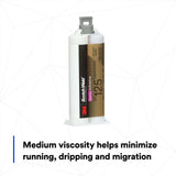 3M DP125 Scotch-Weld Translucent Two-Part Flexible Epoxy Adhesive Duo-Pak (48.5 mL) (7100148734) (12 Pack) - 7