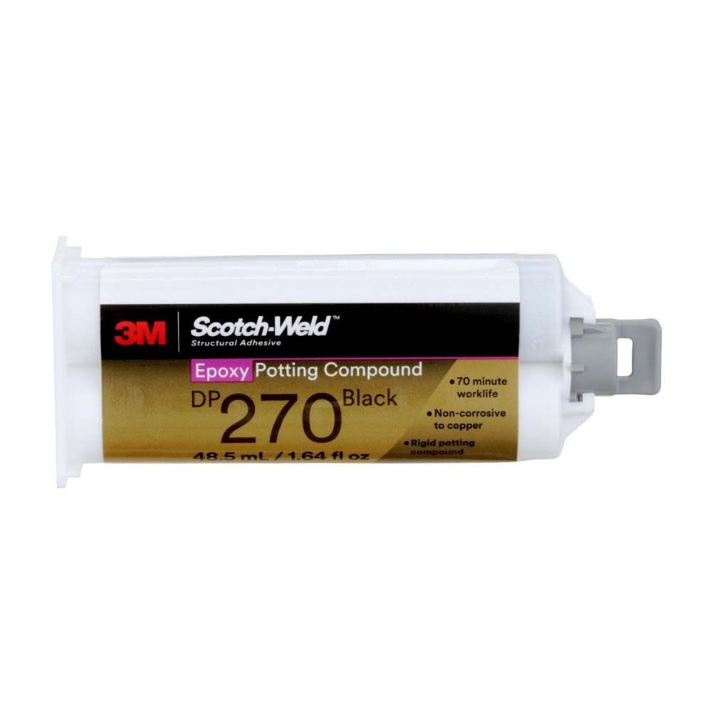 3M DP270 DP270-1.64OZ-BLK Scotch-Weld Epoxy Potting Compound Black Duo-Pak (48.5 mL) (7100148745) - 5