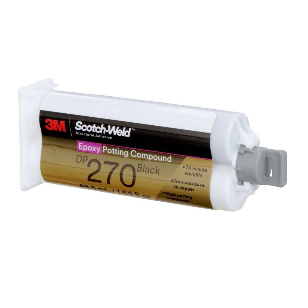 3M DP270 DP270-1.64OZ-BLK Scotch-Weld Epoxy Potting Compound Black Duo-Pak (48.5 mL) (7100148745) - 7