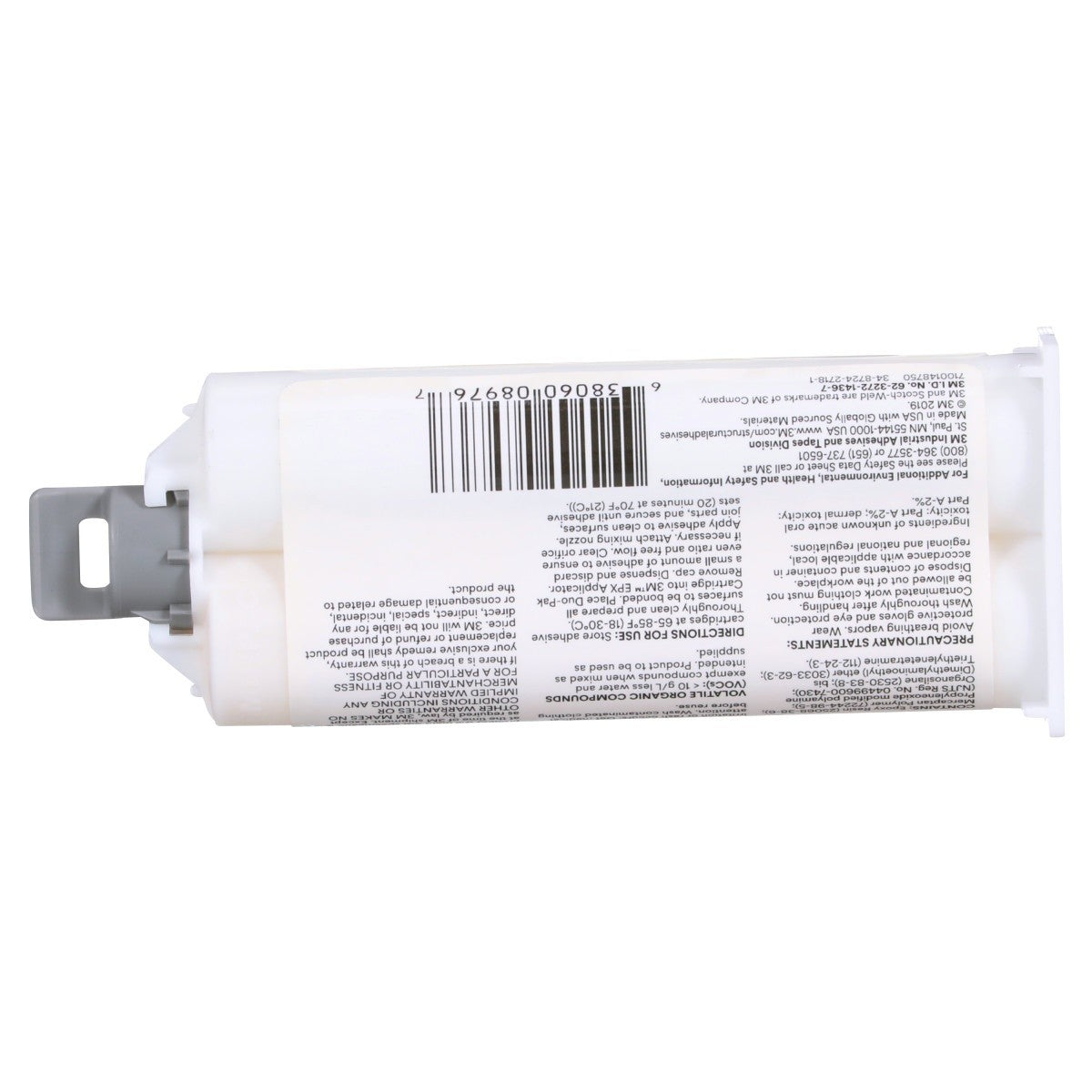 3M DP100 Plus Scotch-Weld Epoxy Adhesive, Clear, 48.5 mL 1.64 fl oz Duo-Pak (7100148750) (12 Pack) - 4