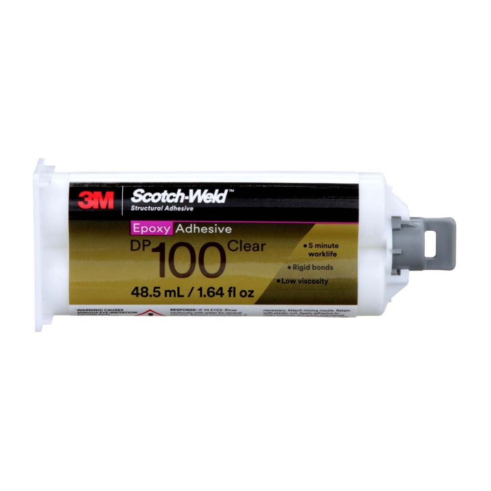 3M DP100 Scotch-Weld Epoxy Adhesive Duo-Pak, Clear (7100148763) - 6