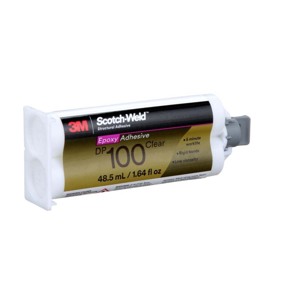 3M DP100 Scotch-Weld Epoxy Adhesive Duo-Pak, Clear (7100148763) - 7