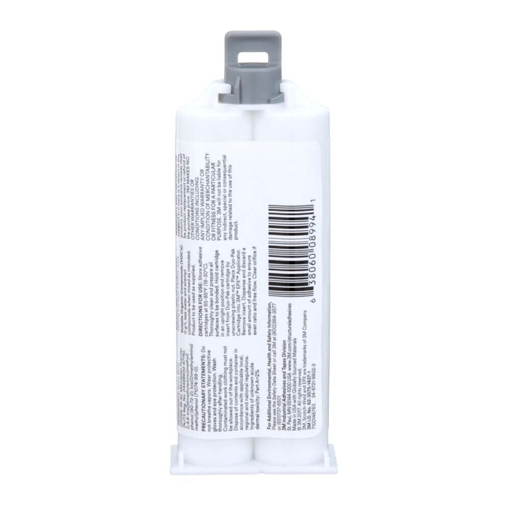 3M DP100 Scotch-Weld Epoxy Adhesive Duo-Pak, Clear (7100148763) (12 Pack) - 9