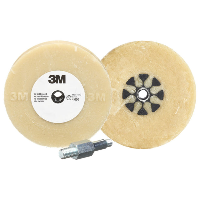 3M 07499 Stripe Off Wheel Decal and Adhesive Remover, 4 in x 5/8 in (7100150306) (5 Pack)