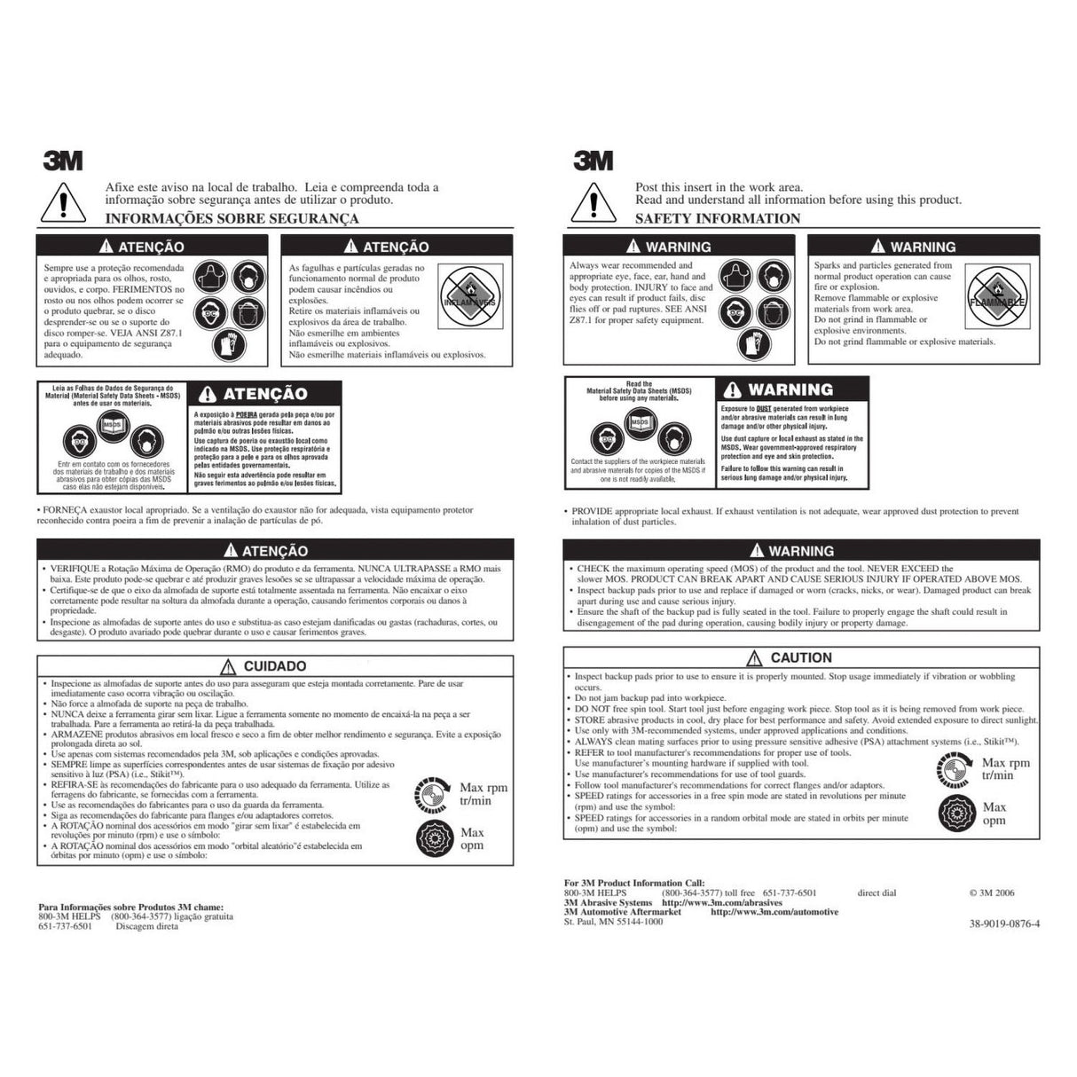 3M 07499 Stripe Off Wheel Decal and Adhesive Remover, 4 in x 5/8 in (7100150306) (5 Pack) - 4