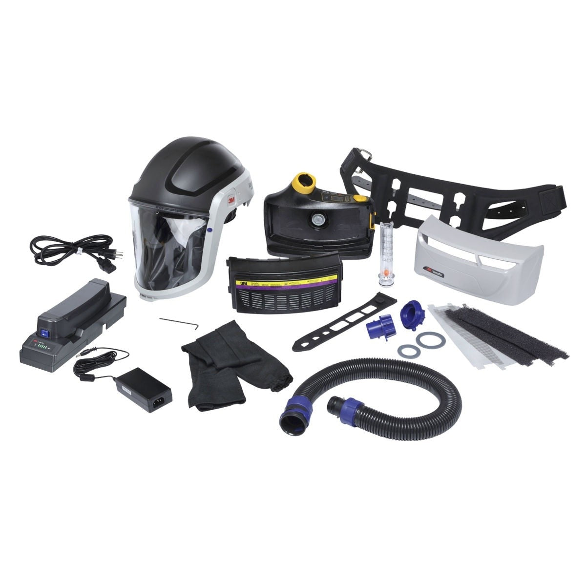 3M 1334272 Versaflo Powered Air Purifying Respirator Heavy Industry Kit, Intrinsically Safe, NIOSH, for Particulate Gas and Vapor (7100150927) - 2