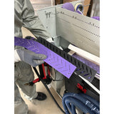 3M 737U 34492 Cubitron II Hookit Dust Free File Sheet, 80+ Grit, Purple, 69 mm x 419 mm (7100152689) (100 Pack) - 4