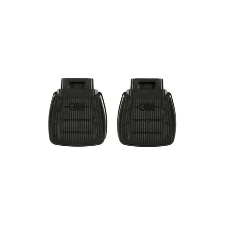 3M D8001 Organic Vapor Cartridge, NIOSH Approved, Dual Flow, Black, for HF 800 and FF 800 Series (7100153170) (30 Pack)