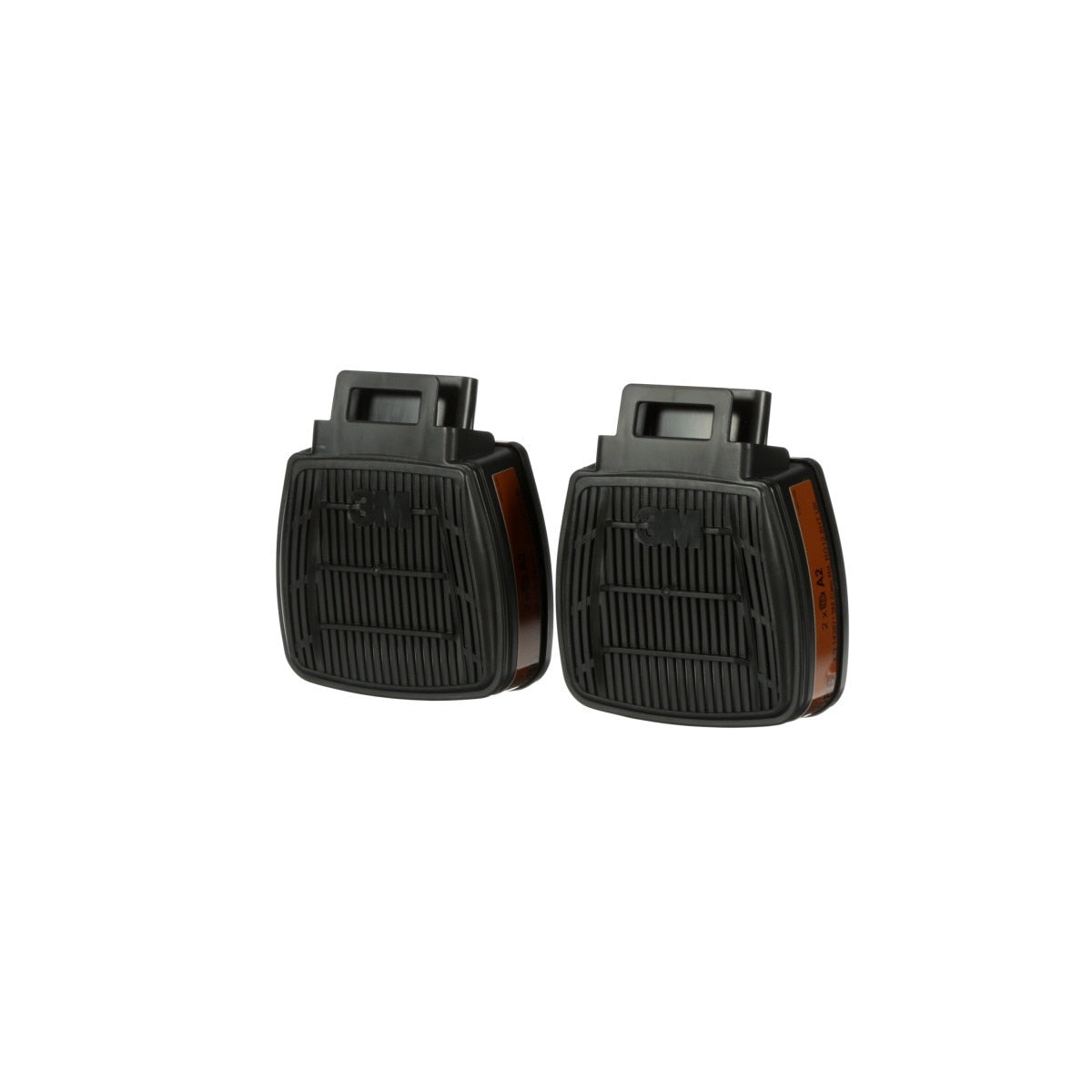 3M D8001 Organic Vapor Cartridge, NIOSH Approved, Dual Flow, Black, for HF 800 and FF 800 Series (7100153170) (30 Pack) - 2