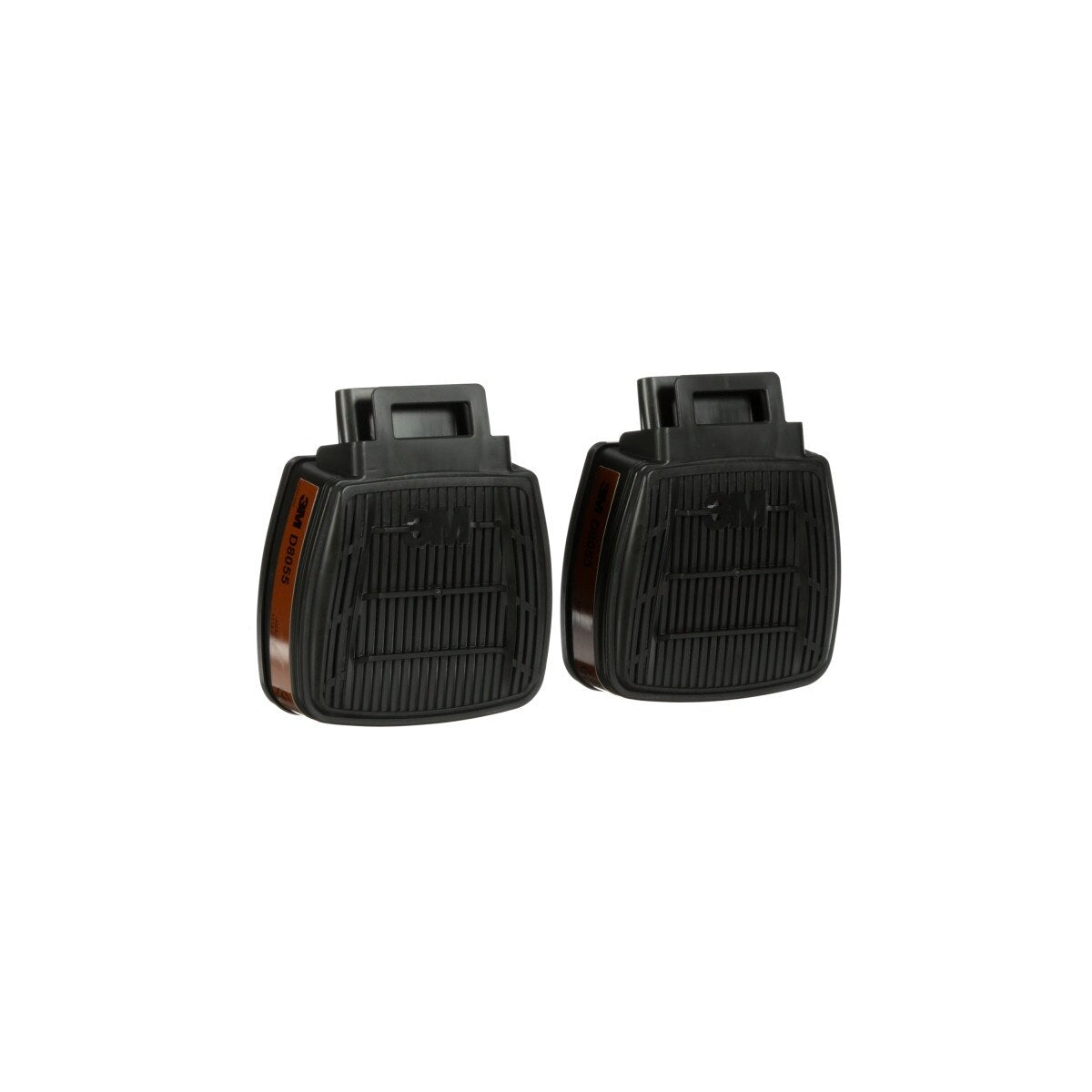 3M D8001 Organic Vapor Cartridge, NIOSH Approved, Dual Flow, Black, for HF 800 and FF 800 Series (7100153170) (30 Pack) - 3