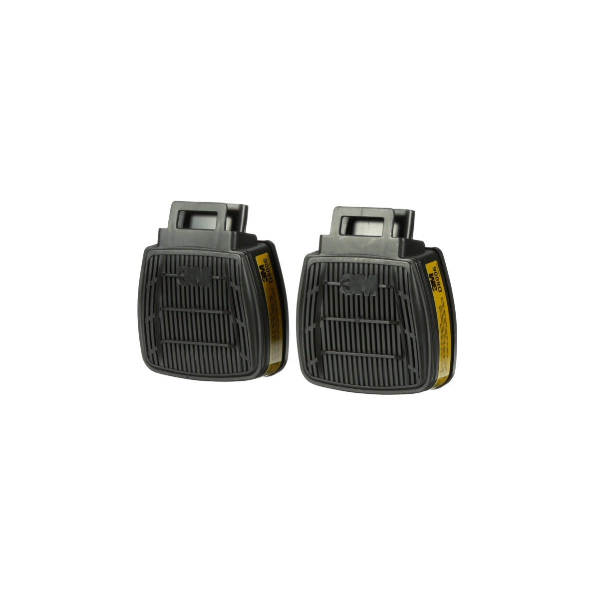 3M D8006 Multi-Gas/Vapor Respirator Cartridge, Ammonia, Methylamine, Formaldehyde, NIOSH Approved, Dual-Flow, Olive (7100153228) (30 Pack) - 3