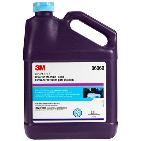 3M Perfect-It EX Ultrafine Machine Polish, 1 gal Bottle (06069) (7100153646) (4 Pack)