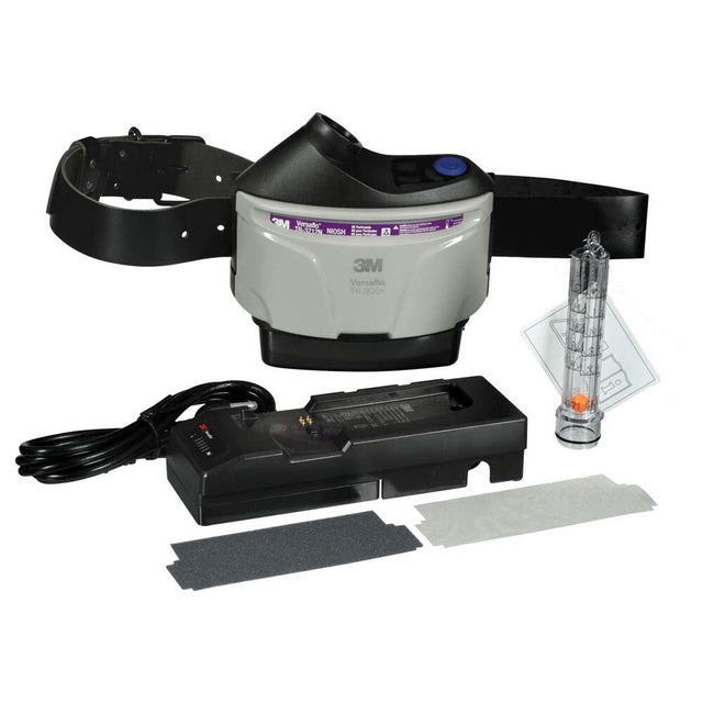 3M 7100153813 Versaflo PAPR Assembly TR-306N+, with High Durability Belt and High Capacity Battery