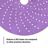 3M 737U 31481 Cubitron II Hookit Abrasive Disc, 6 in, 220+, Purple (7100155285) (200 Pack) - 3