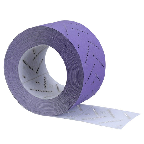 3M 737U Cubitron II Hookit Clean Sanding Sheet Roll, 150+, Purple, 70 mm x 12 m (34445) (7100155343) (5 Pack)