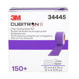 3M 737U Cubitron II Hookit Clean Sanding Sheet Roll, 150+, Purple, 70 mm x 12 m (34445) (7100155343) (5 Pack) - 6