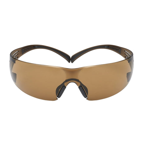 3M SF405SGAF-BLA 1334251 SecureFit Safety Glasses, Black/Brown, Brown Scotchgard Anti-fog Lens (7100155940) (20 Pack)