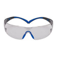 3M SF407SGAF-BLU SecureFit Safety Glasses, 400 Series, ANSI Z87.1, Indoor/Outdoor Gray Lens, Blue/Gray Frame, Anti-Fog Anti-Scratch (7100156103) (20 Pack)