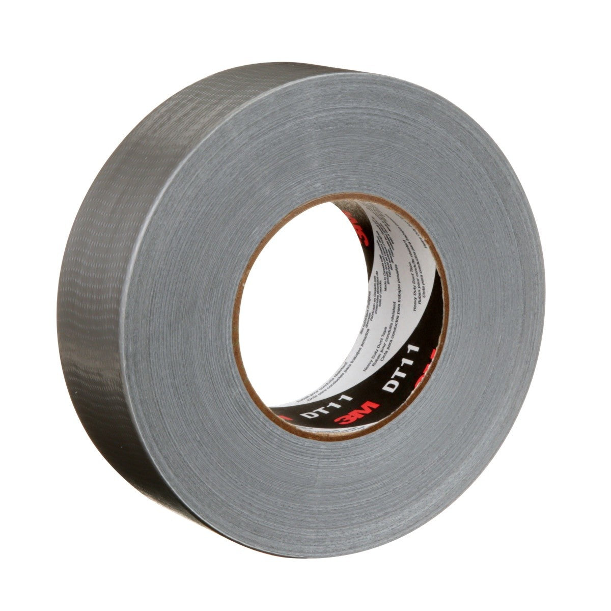3M DT11 Heavy Duty Duct Tape, Silver, 48 mm x 54.8 m, 11 mil, Individually Wrapped (7100158346) (24 Pack)
