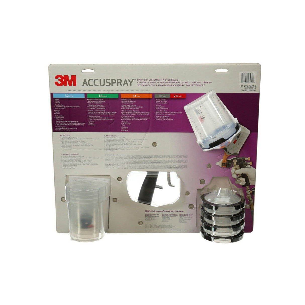 3M Accuspray ONE Spray Gun System with PPS Series 2.0, Standard, 22 Ounce (26580) (7100163226) (2 Pack) - 2