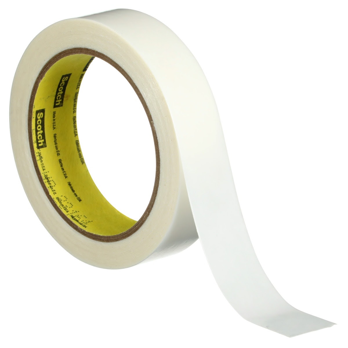 3M 5430 Squeak Reduction Tape, Transparent, 1 in x 18 yd, 7.4 mil (7100166322) (24 Pack) - 5