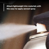 3M Super Trim Adhesive Aerosol Spray, Dries Clear, 19 oz (08090) (7100166328) (6 Pack) - 6