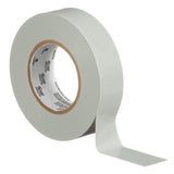3M 165 Temflex Vinyl Electrical Tape, Gray, 0.75 in x 60 ft, 6 mil (165GY4A) (7100169192) (10 Roll Pack) (10 Pack) - 8
