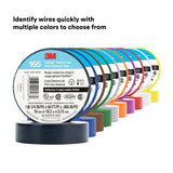 3M 165BK4A Temflex Vinyl Electrical Tape 165 Black 3/4 in x 60 ft x 0 in Multi-Purpose (7100169254) - 10