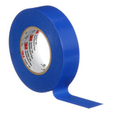 3M 165BL4A Temflex Vinyl Electrical Tape Blue 3/4 in x 60 ft 6 mil Multi-Purpose Flame Retardant (7100169429) (10 Pack) - 8