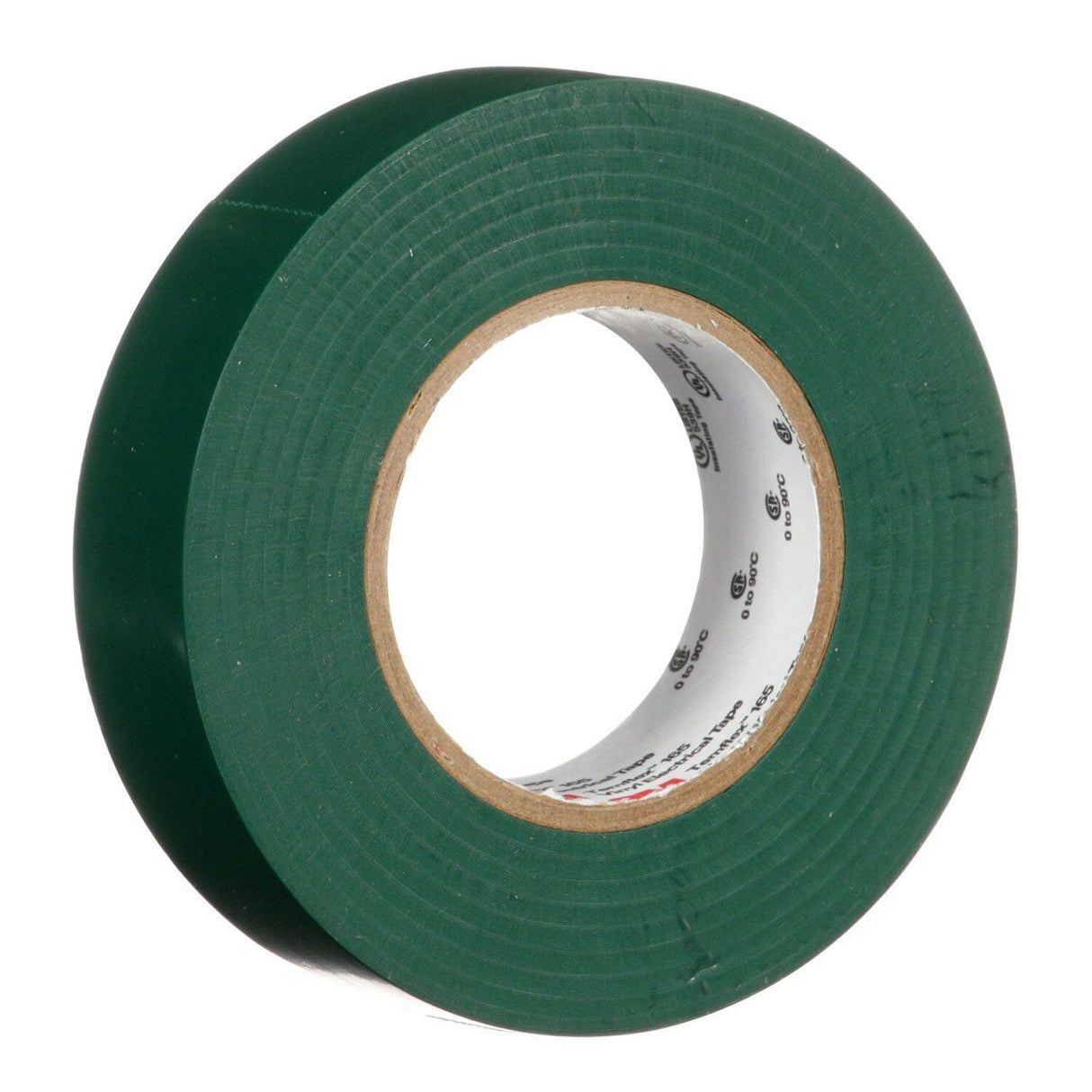 3M 165 Temflex Multi-Purpose Vinyl Electrical Tape, Green, 3/4 in x 60 ft, 6 mil, 600 V, PVC, Flame Retardant (165GR4A) (7100169430) (10 Rolls) (10 Pack) - 6
