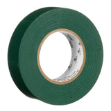 3M 165 Temflex Multi-Purpose Vinyl Electrical Tape, Green, 3/4 in x 60 ft, 6 mil, 600 V, PVC, Flame Retardant (165GR4A) (7100169430) (10 Rolls) (10 Pack) - 6