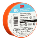 3M 165OR4A Temflex Multi-Purpose Vinyl Electrical Tape, Orange, 3/4 in x 60 ft, 6 mil (7100169433) (10 Pack) - 5