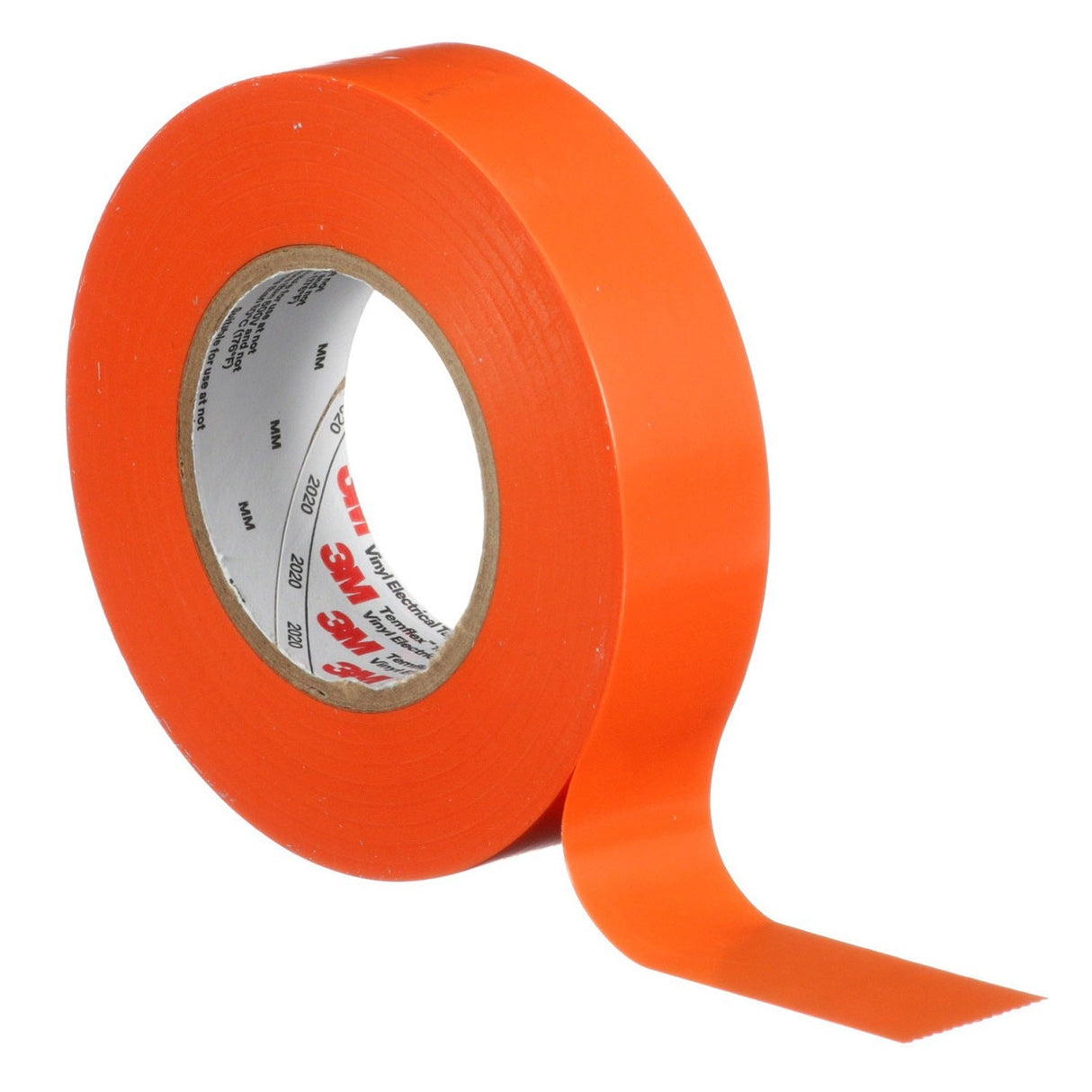3M 165OR4A Temflex Multi-Purpose Vinyl Electrical Tape, Orange, 3/4 in x 60 ft, 6 mil (7100169433) (10 Pack) - 8