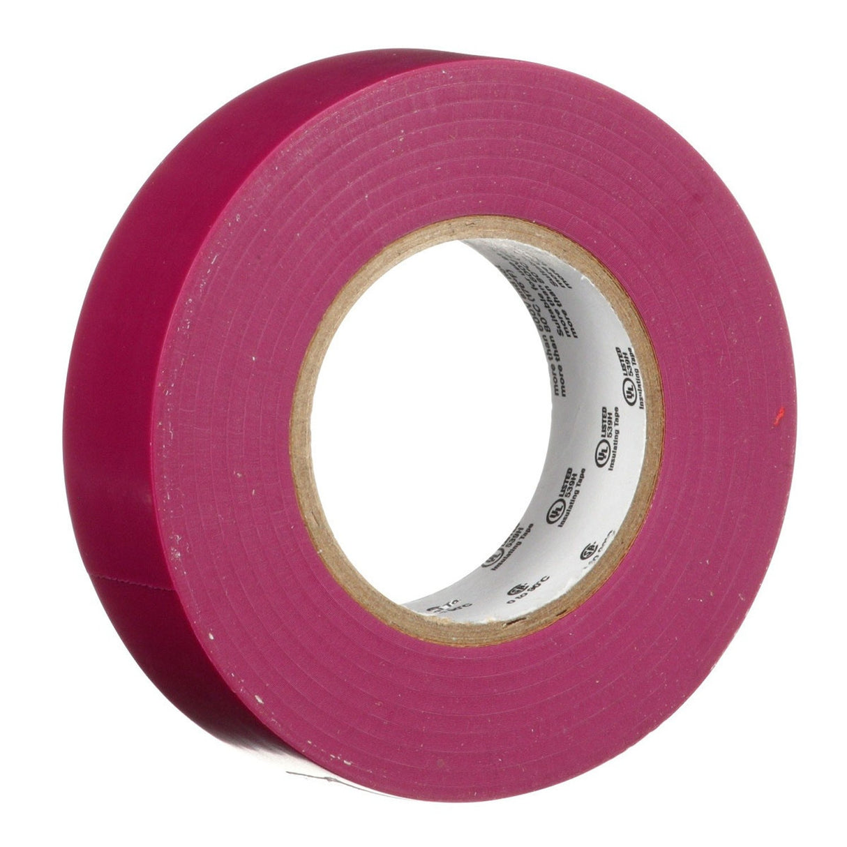 3M 165 Temflex Multi-Purpose Vinyl Electrical Tape, Purple, 3/4 in x 60 ft, 6 mil (165PR4A) (7100169434) (10 Roll Pack) (10 Pack) - 3