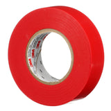 3M 165 Temflex Vinyl Electrical Tape, Red, 0.75 in x 60 ft, 6 mil, General Use, Flame Retardant (165RD4A) (7100169492) (10 Rolls/Pack) (10 Pack)