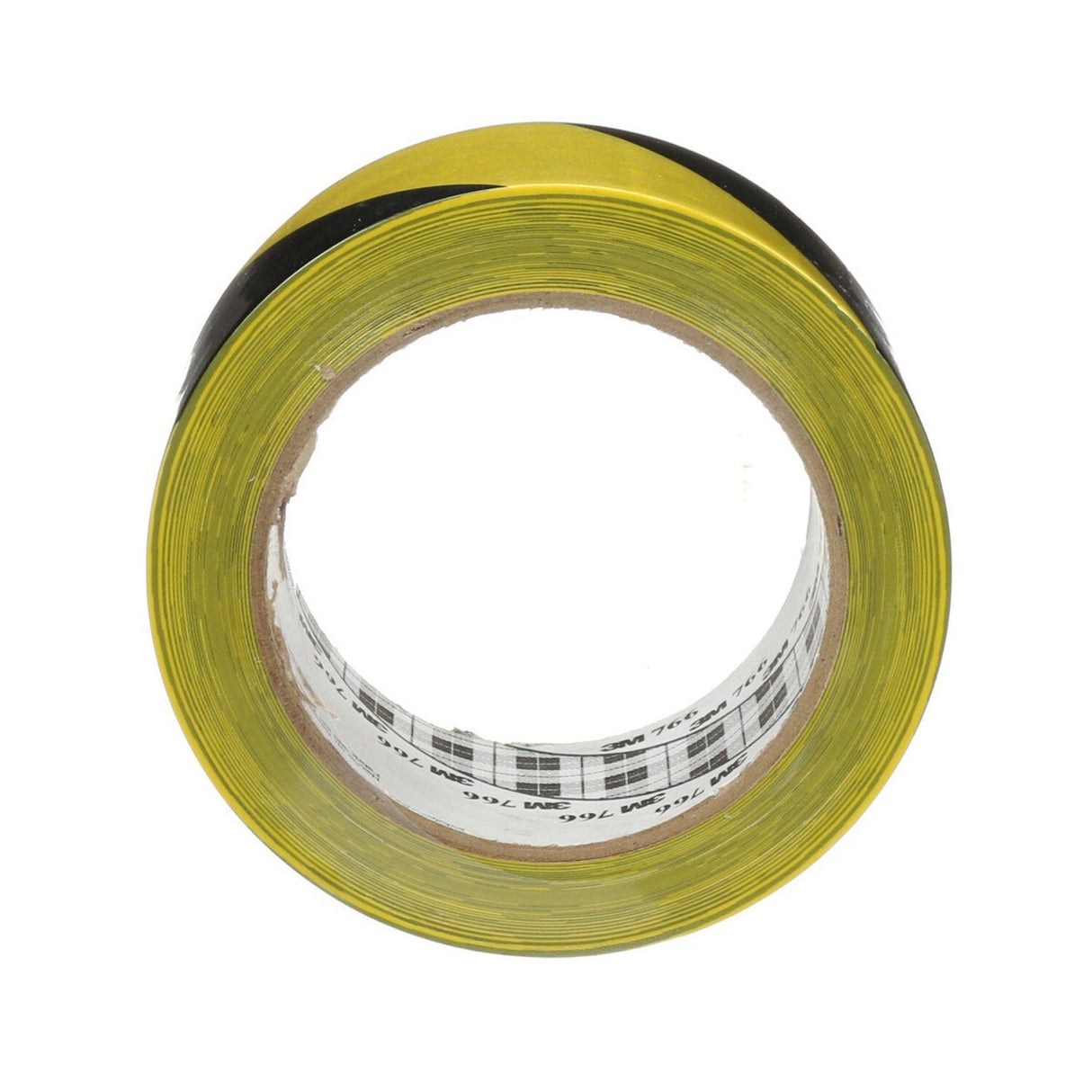 3M 766 Safety Stripe Vinyl Tape, Black/Yellow, 2 in x 36 yd, 5 mil (766DC) (7100170131) (12 Pack) - 4