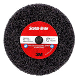 3M XO-ZR+ Scotch-Brite Roloc Clean and Strip XT Pro Disc, SiC Extra Coarse, Purple, 4 in x 1/2 in (7100173794) (10 Pack)