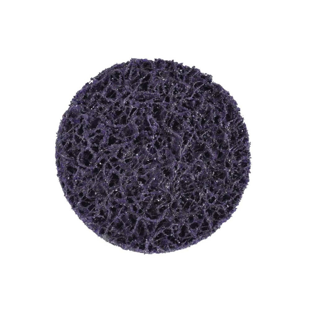 3M SB21541 Scotch-Brite Roloc Clean and Strip XT Pro Extra Cut Disc XO-DR 3 in TR SiC Extra Coarse Purple Heavy Duty Metal Stripper Disc Collision Repair Heavy Industrial (7100173795) (40 Pack) - 3