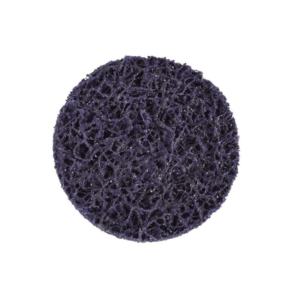 3M 7100173795 Scotch-Brite Roloc Clean and Strip XT Pro Extra Cut Disc XO-DR 3 in TR SiC Extra Coarse Purple Heavy Duty Metal Stripper Disc Collision Repair Heavy Industrial (10 Pack) - 3