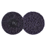 3M 7100173795 Scotch-Brite Roloc Clean and Strip XT Pro Extra Cut Disc XO-DR 3 in TR SiC Extra Coarse Purple Heavy Duty Metal Stripper Disc Collision Repair Heavy Industrial (10 Pack) - 4