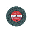3M 7100173797 Scotch-Brite Roloc+ Clean and Strip XT Pro Disc TR+ 4 in x 1/2 in Extra Course Green Rust Removal Weld Cleaning Prepping Metal Prior to Paint (10 Pack)