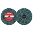 3M SB21555 Scotch-Brite Roloc+ Clean and Strip XT Pro Disc TR+ 4 in x 1/2 in Extra Course Green Rust Removal Weld Cleaning Prepping Metal Prior to Paint (7100173797) (10 Pack) - 3